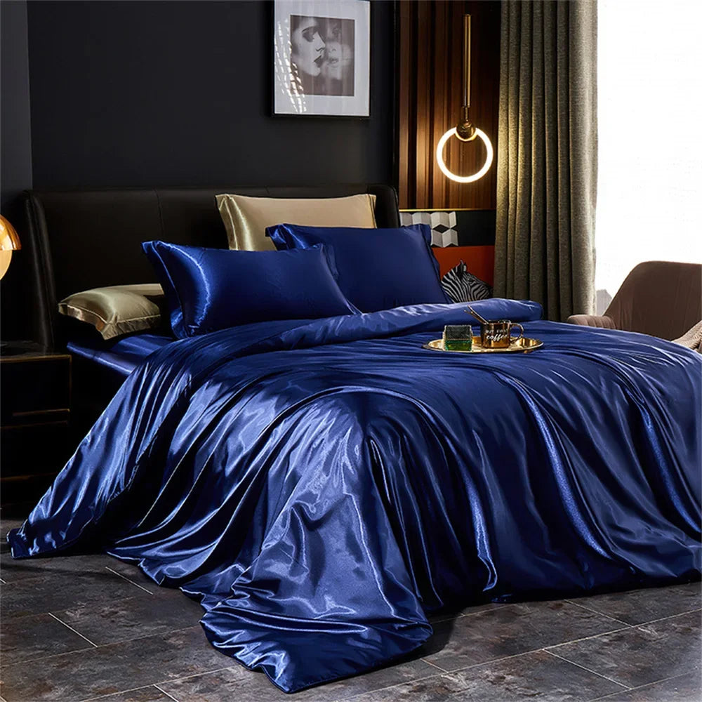 DecorBites™ Luxurious Silk Bedding Set - Various Sizes