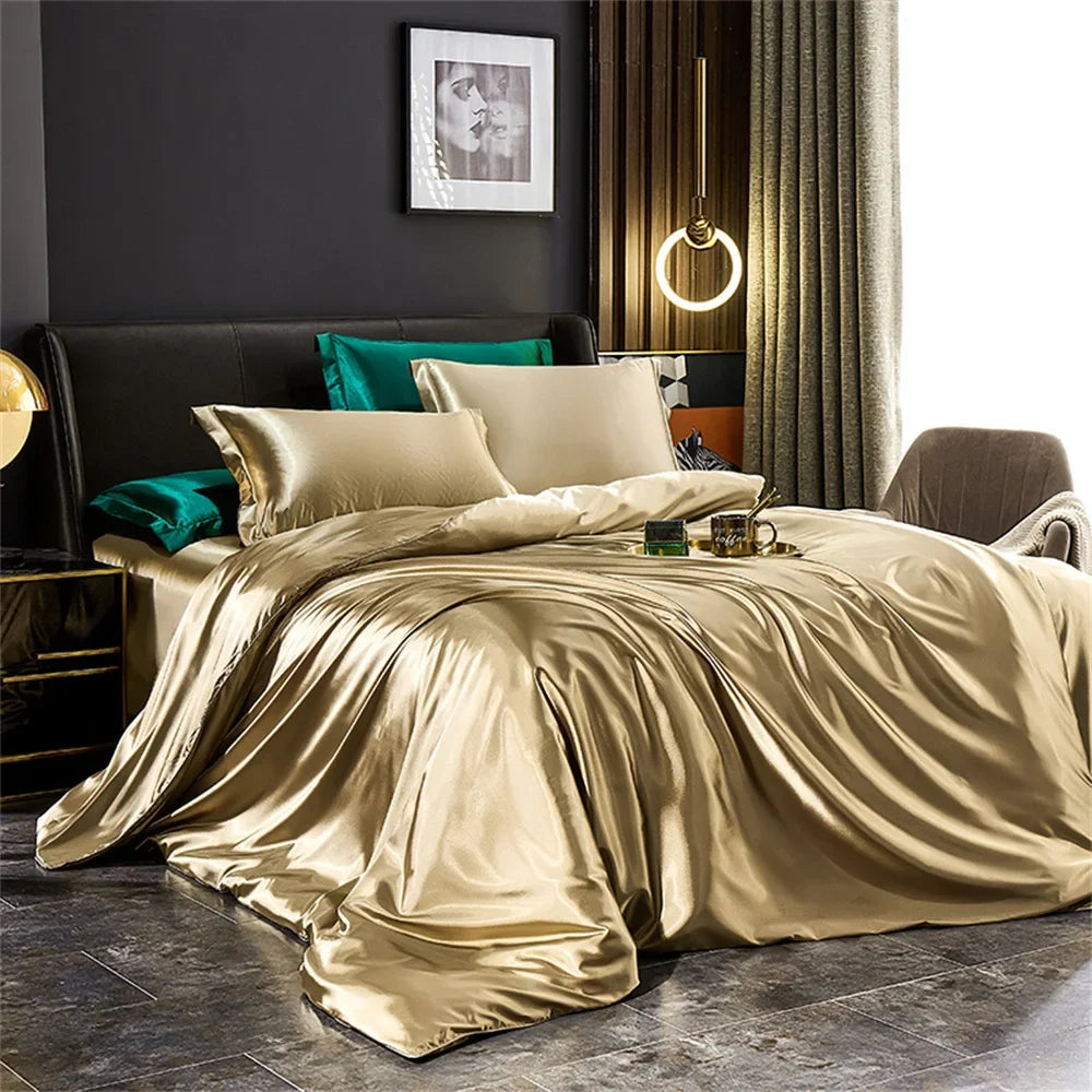 DecorBites™ Luxurious Silk Bedding Set - Various Sizes
