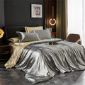 DecorBites™ Luxurious Silk Bedding Set with Duvet Cover