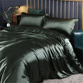 DecorBites™ Luxurious Silk Bedding Set with Mulberry Silk Sheets