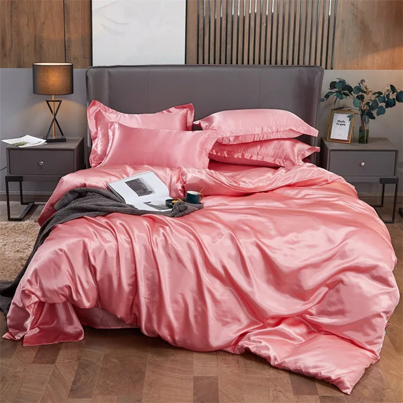 DecorBites™ Luxurious Solid Color Bedding Set Twin/Queen/King