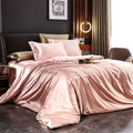 DecorBites™ Luxurious Solid Silk Bedding Set - Multiple Sizes