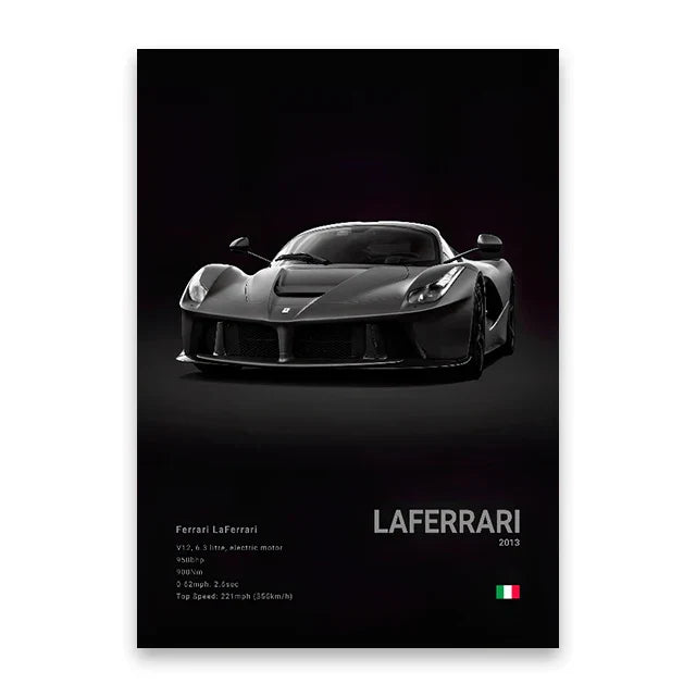 DecorBites™ Luxury Car Canvas Print Wall Art
