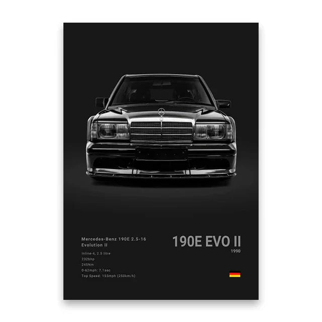 DecorBites™ Luxury Car Canvas Print Wall Art