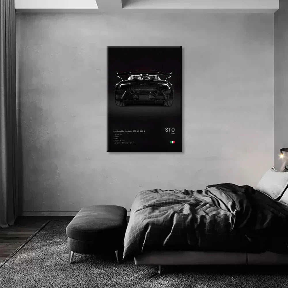 DecorBites™ Luxury Car Canvas Wall Art Decor
