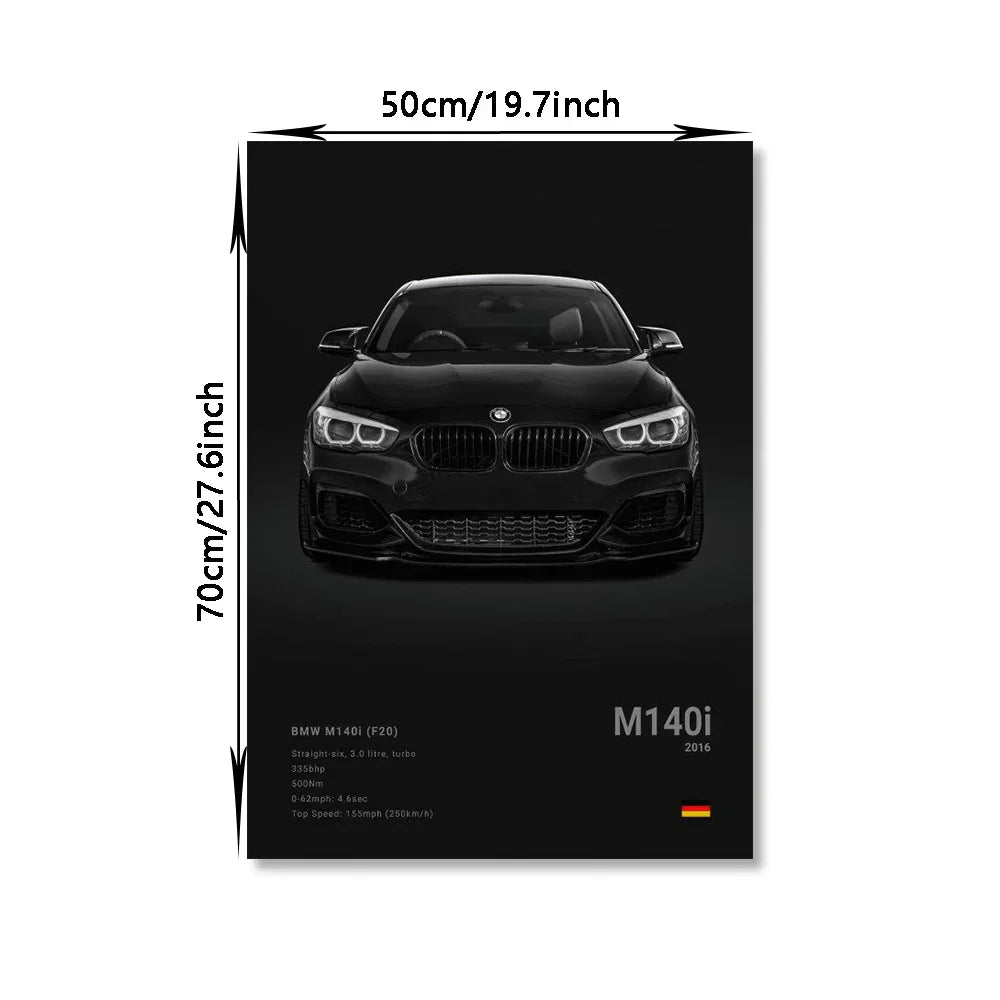 DecorBites™ Luxury Car Canvas Wall Art Decor