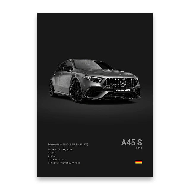 DecorBites™ Luxury Car Canvas Wall Art Decor