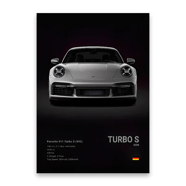DecorBites™ Luxury Cars Canvas Print for Modern Home Decor