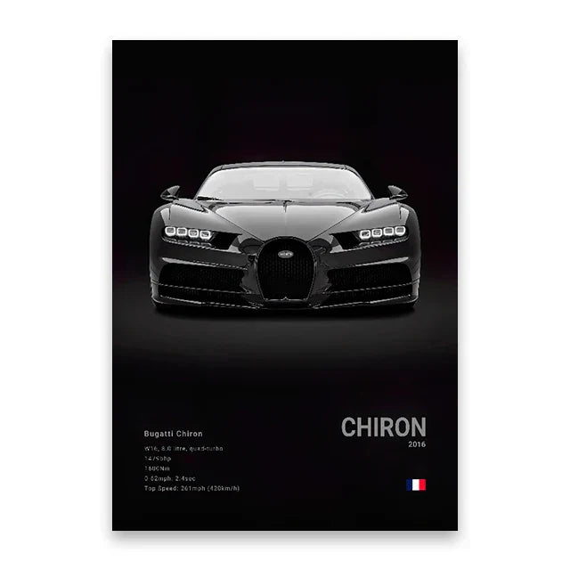 DecorBites™ Luxury Cars Canvas Wall Art Print