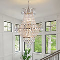 DecorBites™ Luxury Crystal Chandelier Copper Color 7-Light Fixture