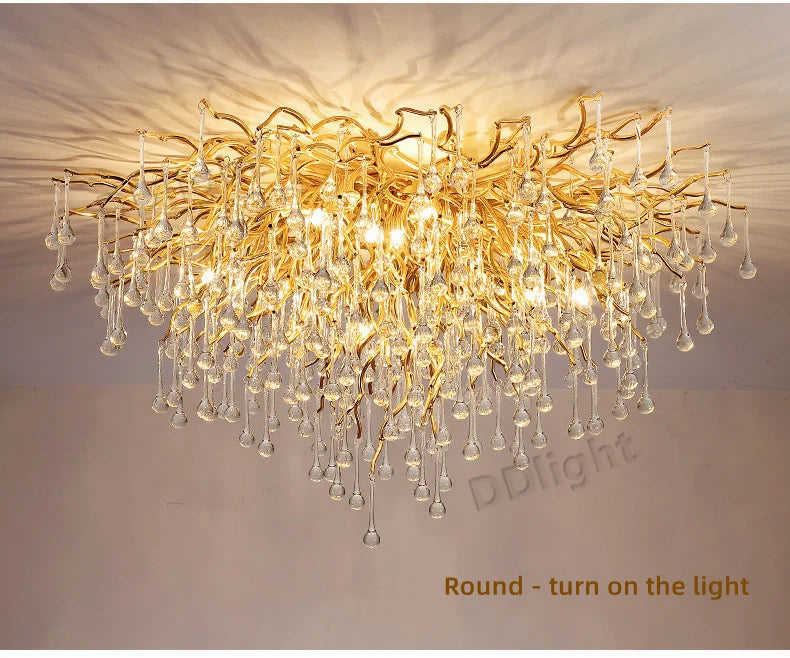 DecorBites™ Luxury Crystal Chandelier for Home Decor