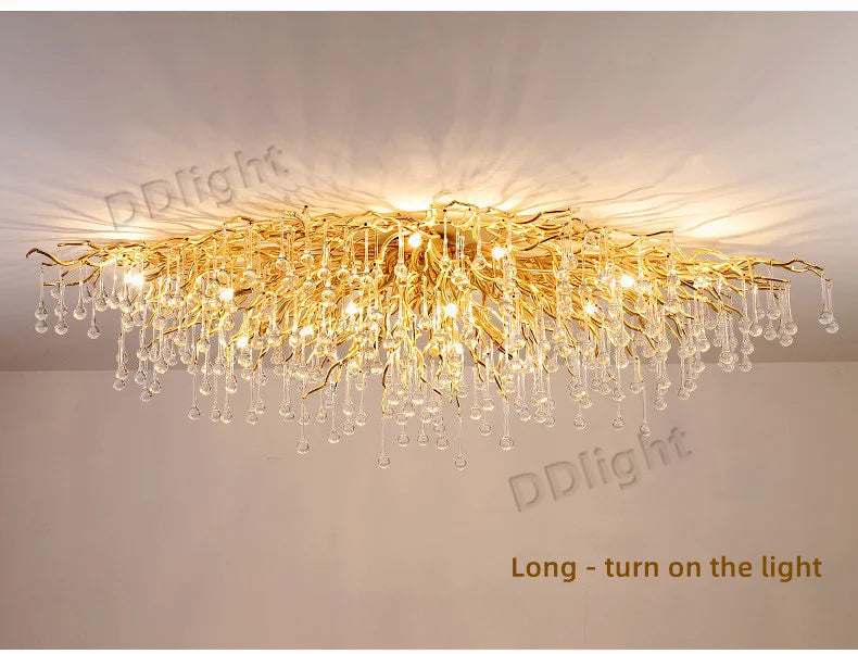 DecorBites™ Luxury Crystal Chandelier for Home Decor