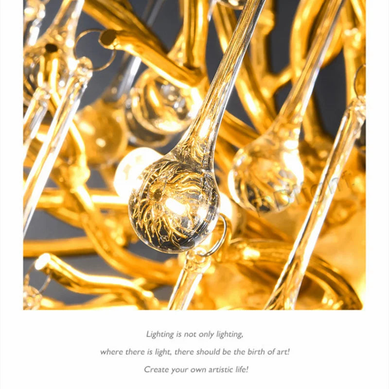 DecorBites™ Luxury Crystal Chandelier for Home Decor