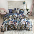 DecorBites™ Luxury Egyptian Cotton Bedding Set - Flamingo Leaf