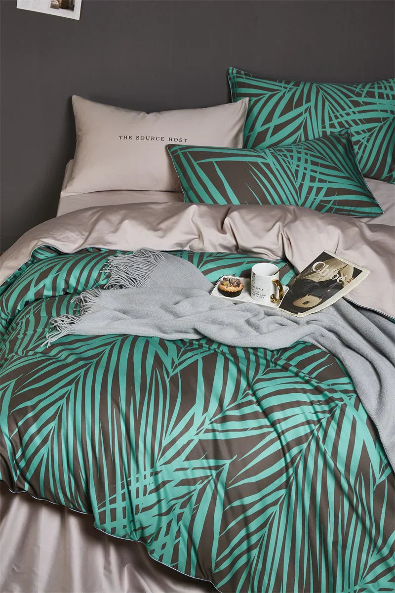 DecorBites™ Luxury Egyptian Cotton Flamingo Bedding Set