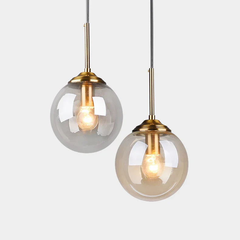 DecorBites™ Luxury Nordic LED Chandelier with Glass Shades