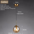 DecorBites™ Luxury Nordic LED Chandelier with Glass Shades