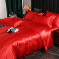 DecorBites™ Luxury Silk Bedding Set - King Queen Twin Sizes