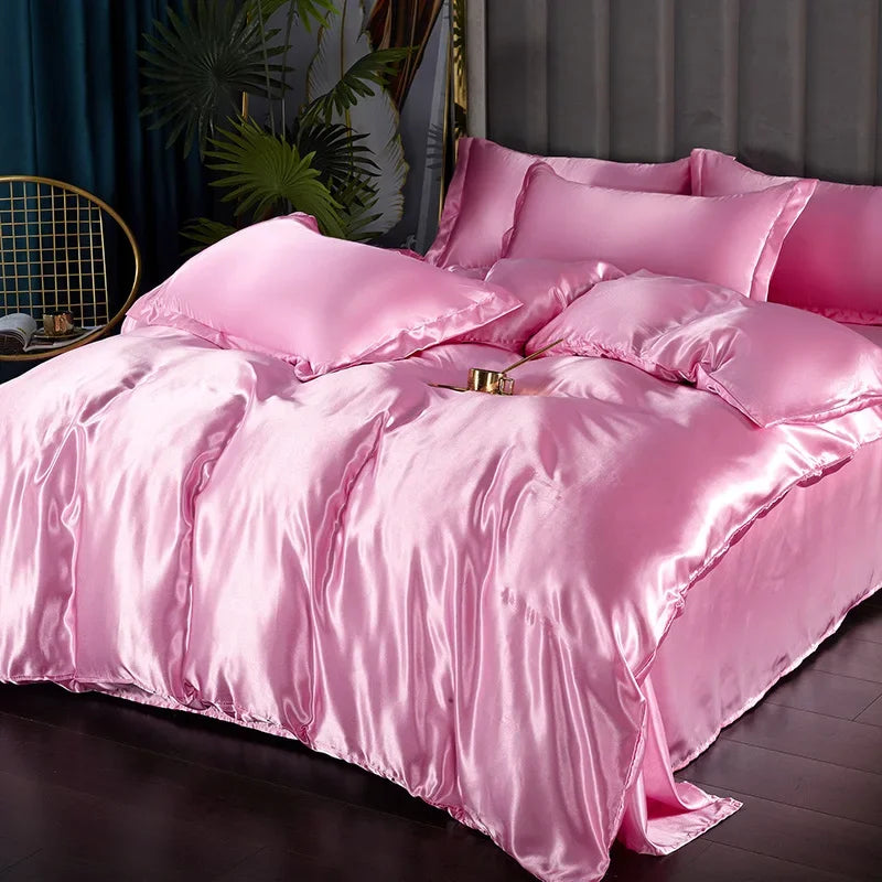 DecorBites™ Luxury Silk Bedding Set - Various Sizes