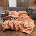 DecorBites™ Luxury Solid Color Bedding Set in Rayon Satin