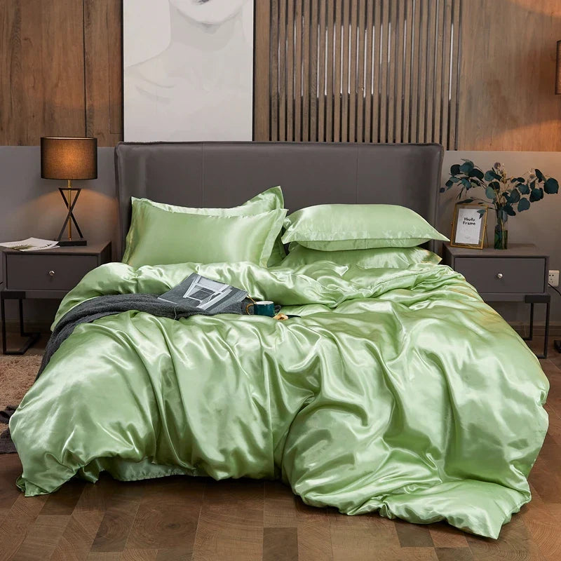 DecorBites™ Luxury Solid Color Bedding Set Twin/Queen/King