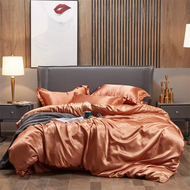 DecorBites™ Luxury Solid Color Bedding Set Twin/Queen/King