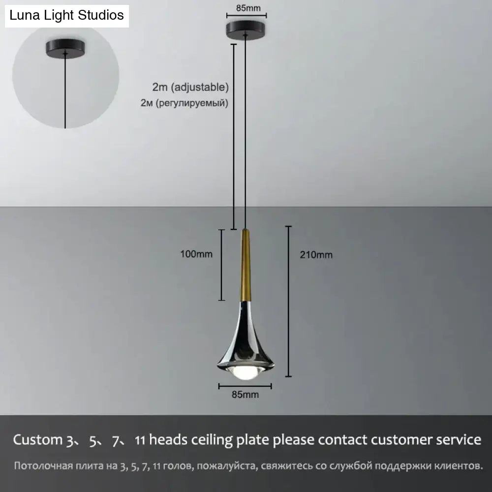 DecorBites™ Lyra -  LED Water Drop Chandelier