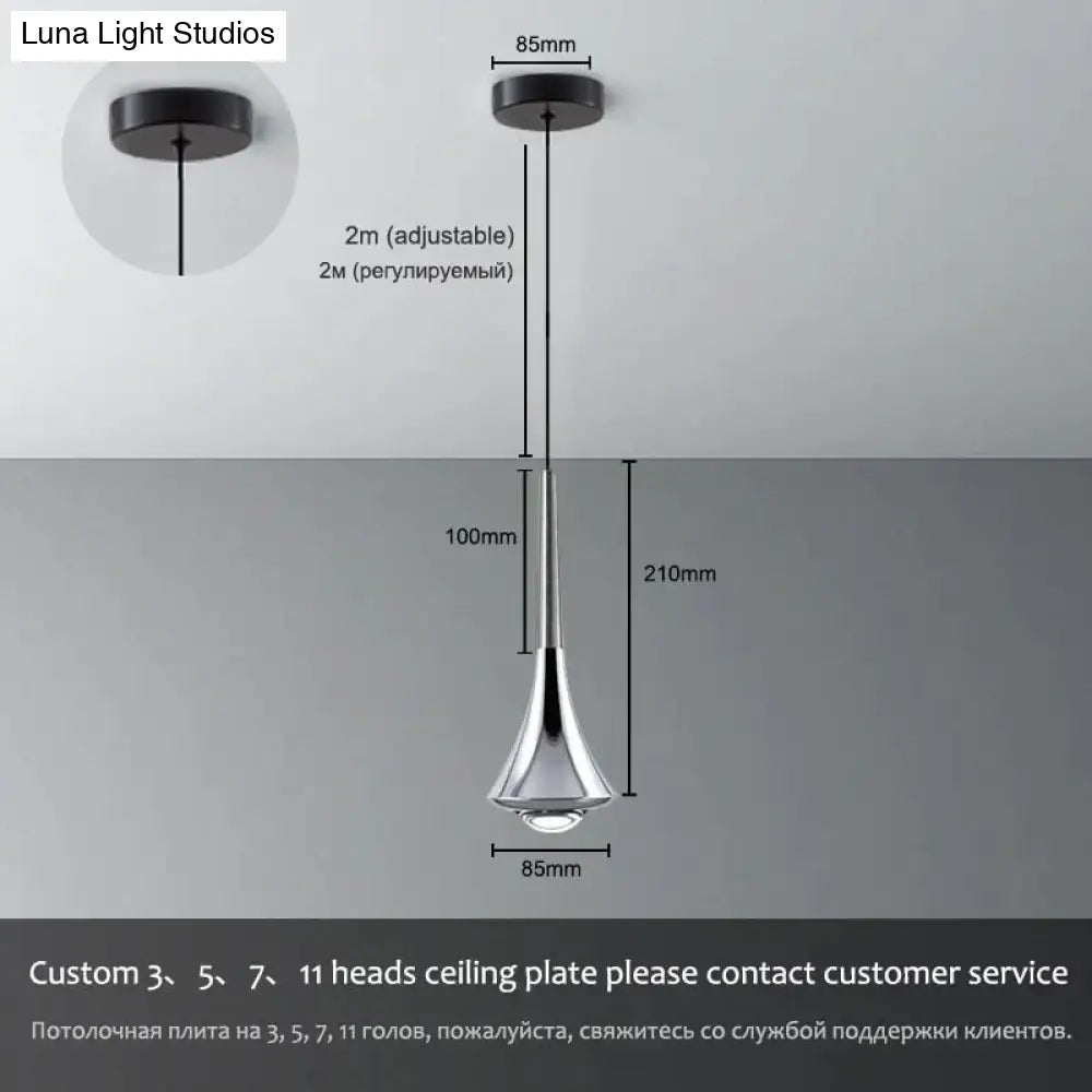 DecorBites™ Lyra -  LED Water Drop Chandelier