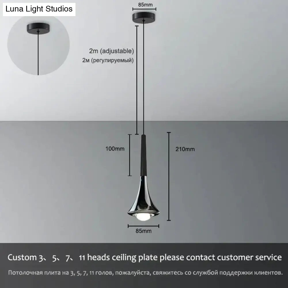 DecorBites™ Lyra -  LED Water Drop Chandelier