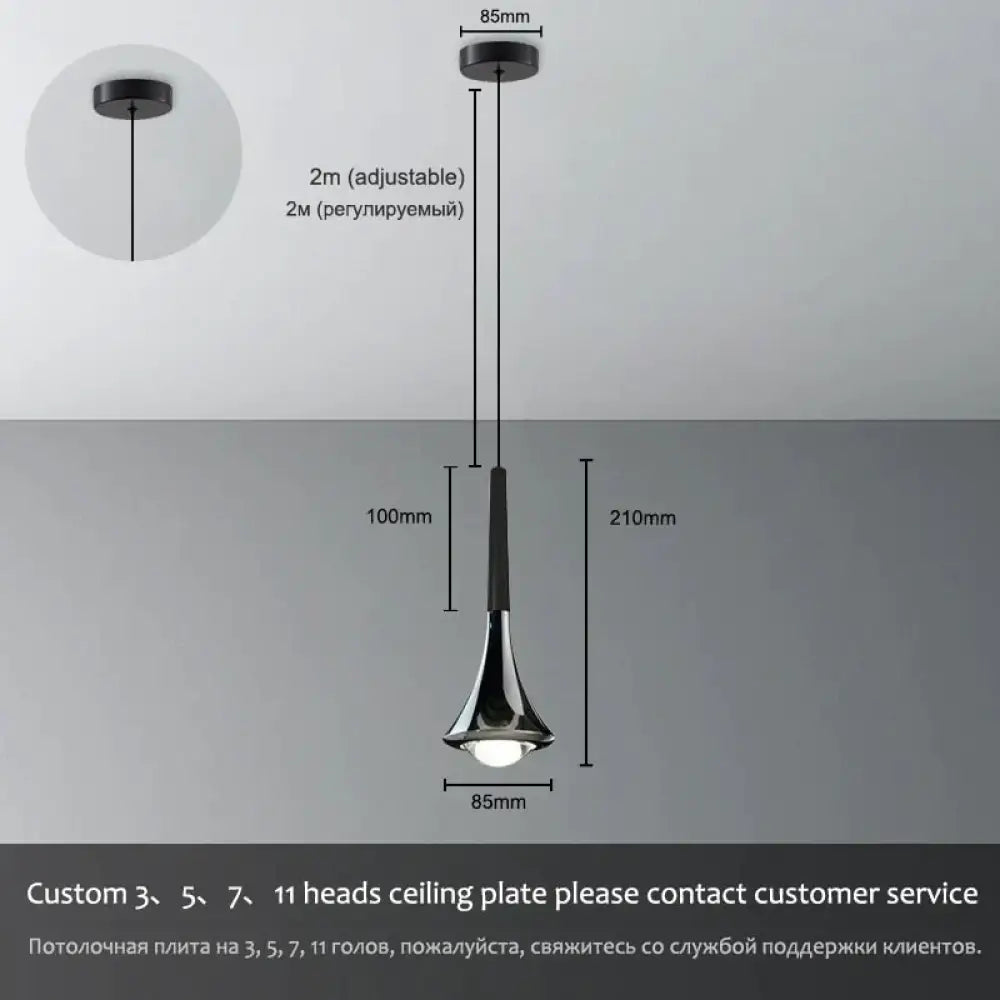 DecorBites™ Lyra -  LED Water Drop Chandelier