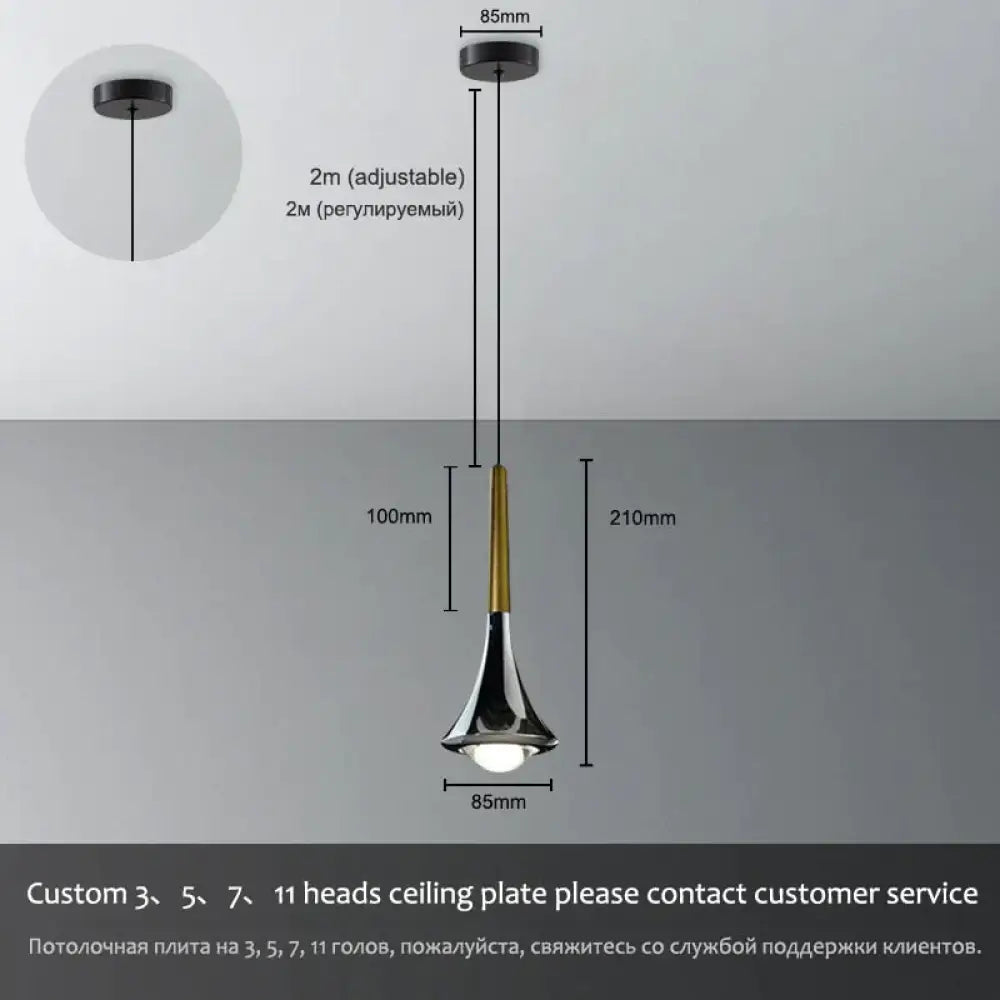 DecorBites™ Lyra -  LED Water Drop Chandelier