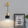 DecorBites™ Marble LED Wall Light - Simplicity in Drum Shape