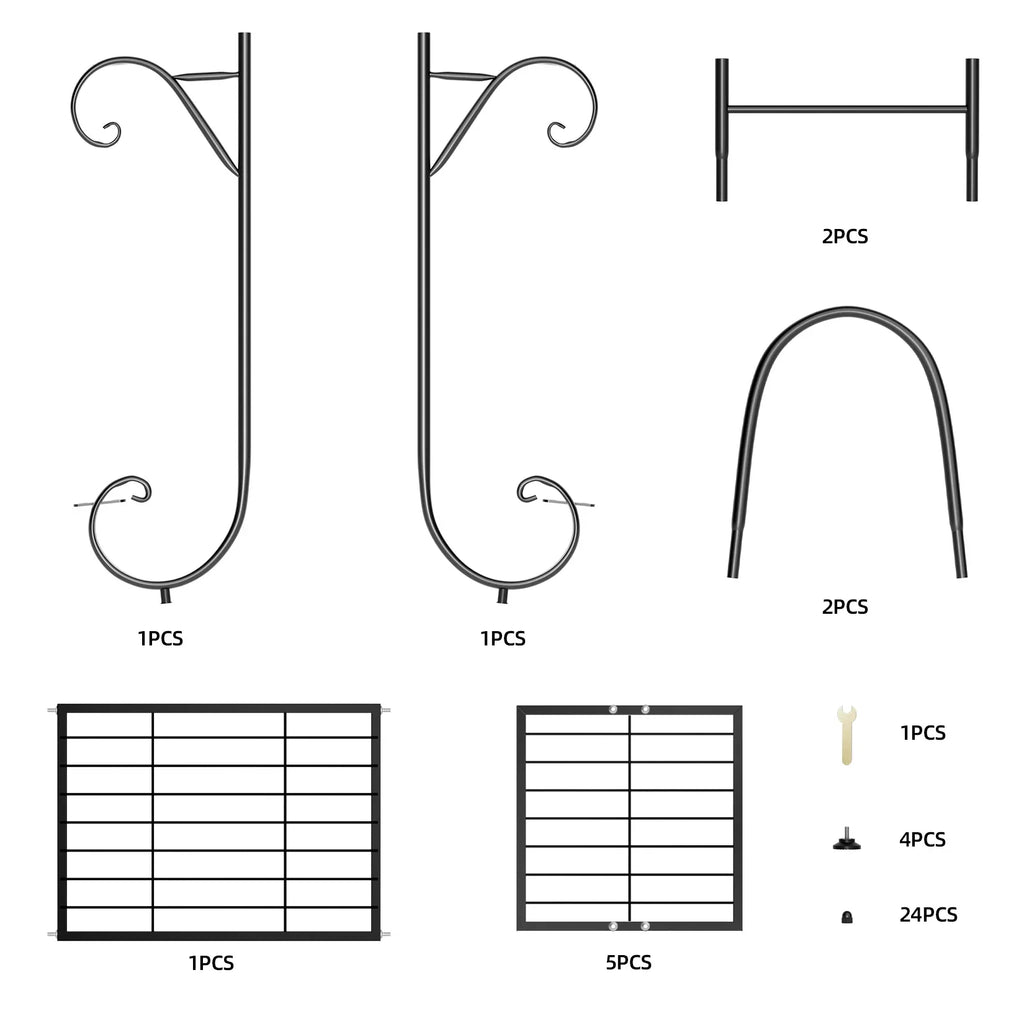 DecorBites™ Metal Plant Stand - 6 Tier Display Rack