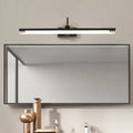 DecorBites™ Metallic LED Swing Arm Wall Lamp in Black for Elongated Dressing Tables