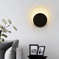 DecorBites™ Metallic Orbit Sconce Light - Simplicity, Golden Single Wall Mounted Lighting