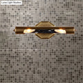DecorBites™ Metallic Shade Bedroom Wall Sconce with 2 Bulbs and Brass Finish, Available in 14"/18" Width