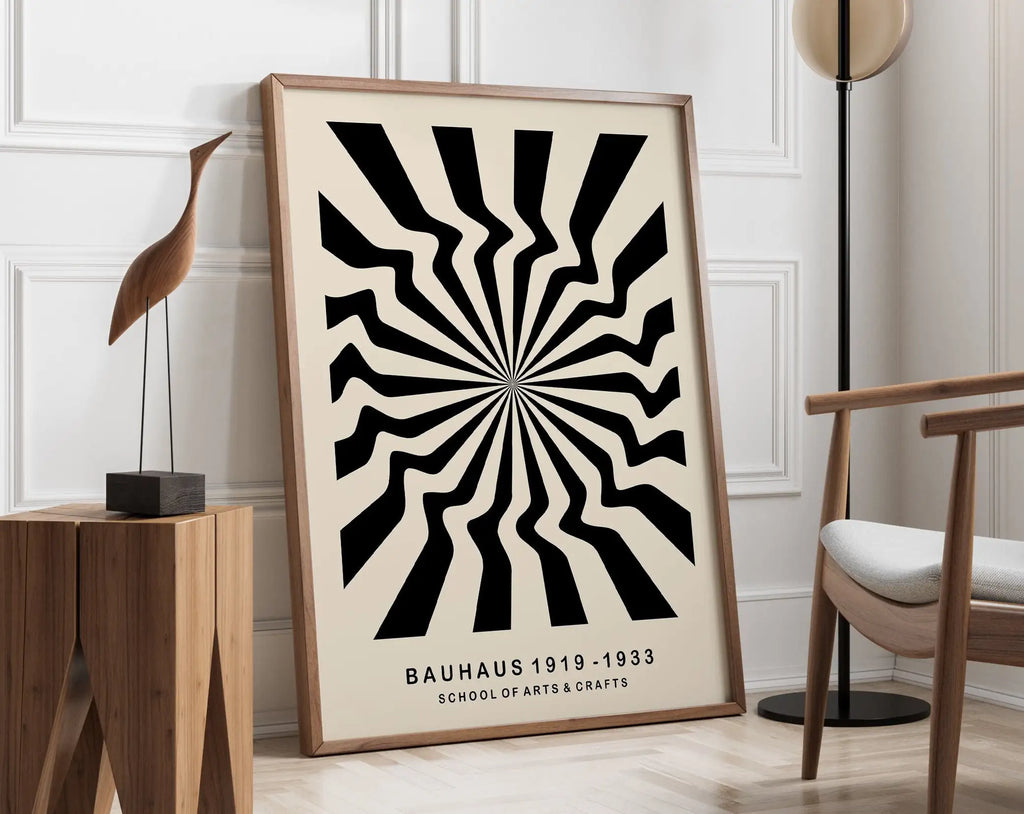 DecorBites™ Mid Century Geometric Canvas Wall Art