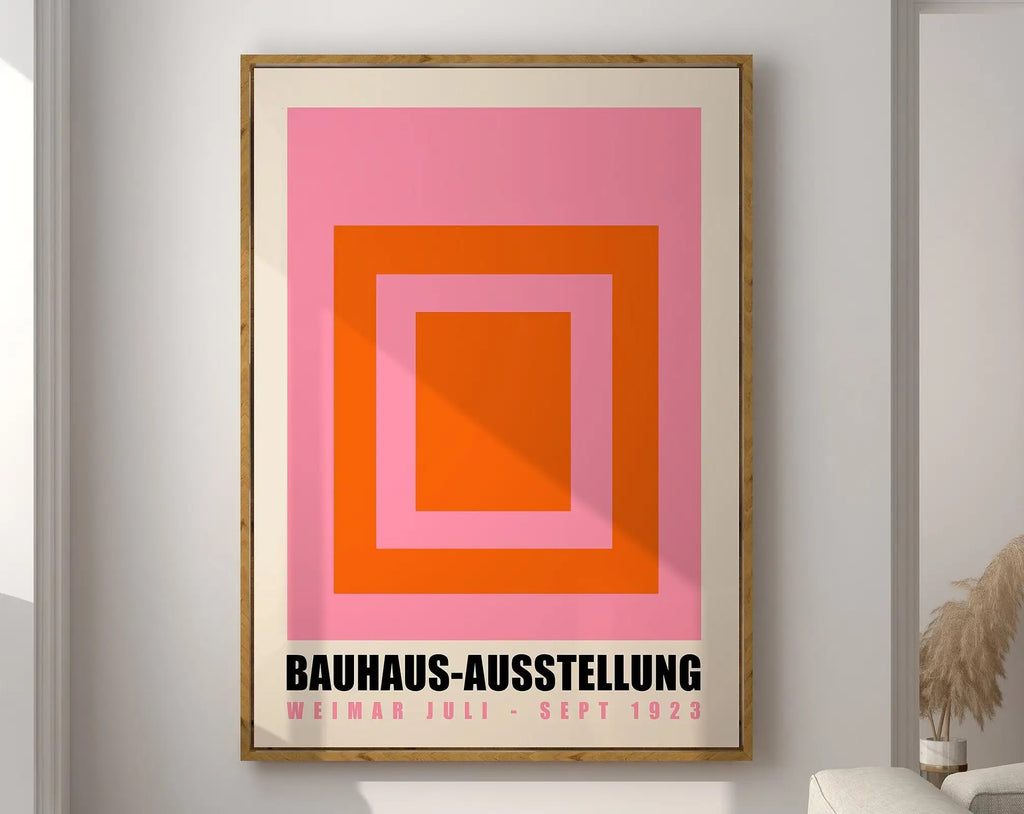 DecorBites™ Mid Century Geometric Canvas Wall Art