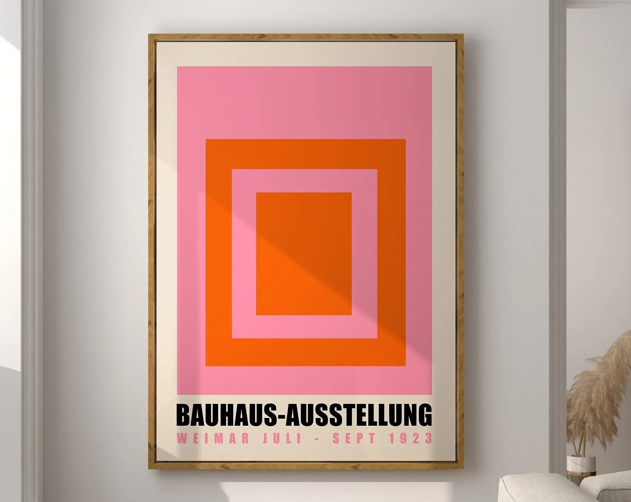 DecorBites™ Mid Century Geometric Canvas Wall Art