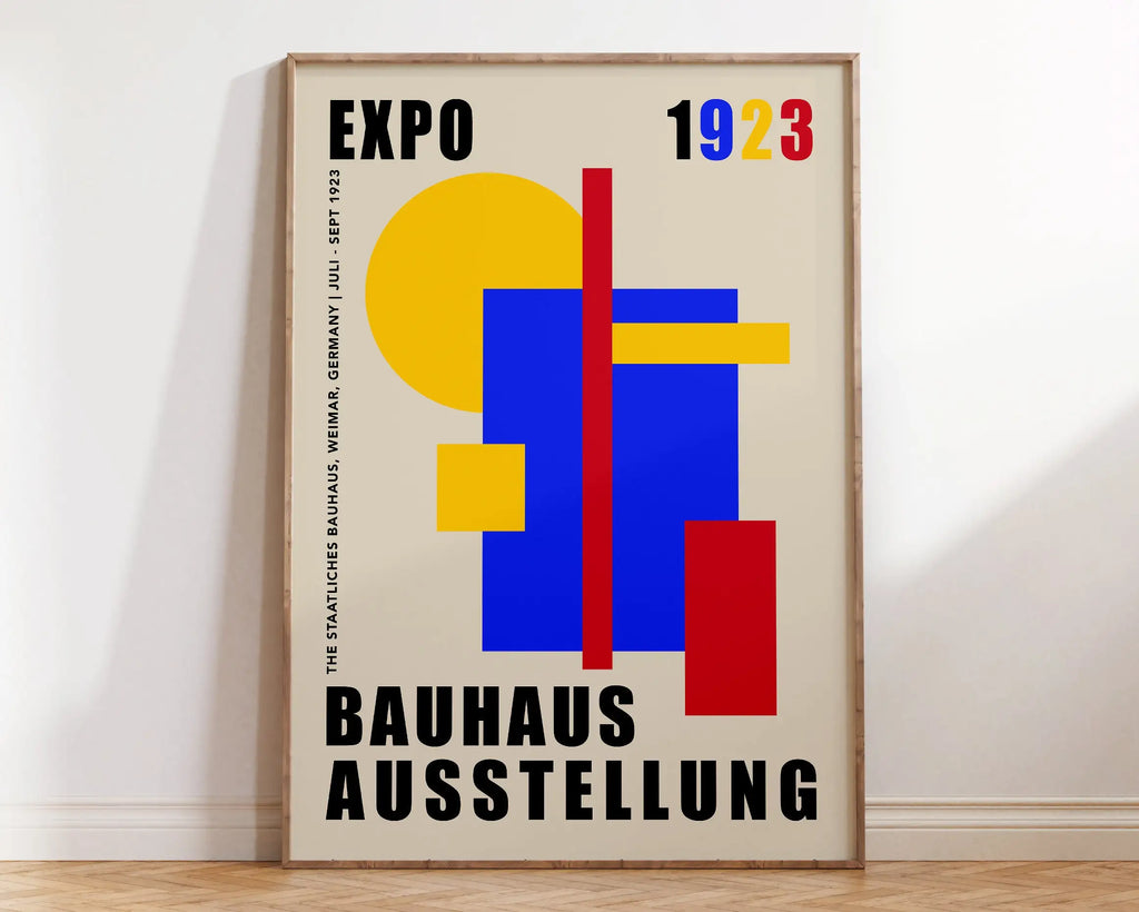 DecorBites™ Mid Century Modern Geometric Canvas Wall Art
