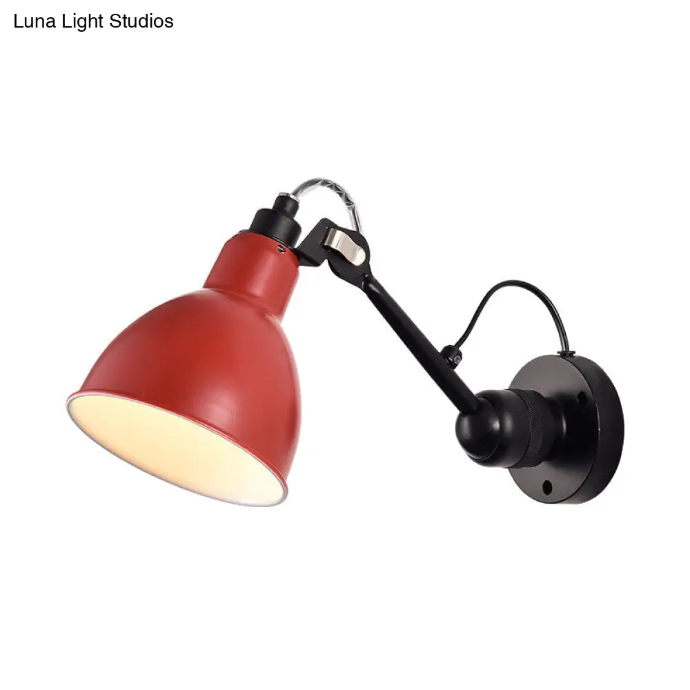 DecorBites™ Minimalist 1-Head Wall Lamp with Metal Shade - Black/White Sconce Lighting for Living Room