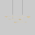 DecorBites™ Minimalist 3-Arm Pendant Light with 4 Bulbs for Dining Room Island