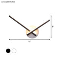 DecorBites™ Minimalist Acrylic Cross LED Wall Sconce in Black/White for Bedside Lighting - Warm/White Ambiance