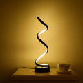 DecorBites™ Minimalist Acrylic Curve Night Light LED Table Lamp for Living Room