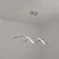 DecorBites™ Minimalist Aluminum Wave Shaped Pendant Light - Adjustable Cord, LED Island Lighting