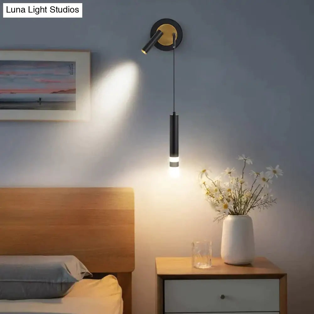 DecorBites™ Minimalist Creative Luxury  Bedroom bedside wall lamp with spotlight