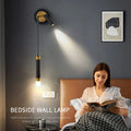 DecorBites™ Minimalist Creative Luxury  Bedroom bedside wall lamp with spotlight