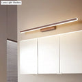 DecorBites™ Minimalist Iron Sconce: 16"/23.5"/31.5" LED Vanity Wall Light, Brown Finish - Warm/White Light, Ideal for Bathrooms