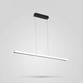 DecorBites™ Minimalist LED Hanging Lamp with Black and White Plank Design - Acrylic Island Lighting for Tables