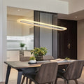 DecorBites™ Minimalist LED Island Light Fixture - Acrylic Oblong Design